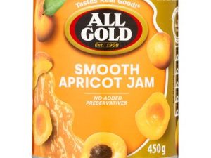 All Gold apricot jam 450g