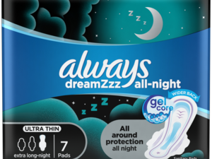 always night extra long sanitary pads 7s