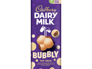 cadbury bubbly chocolate 150g (18s) assorted