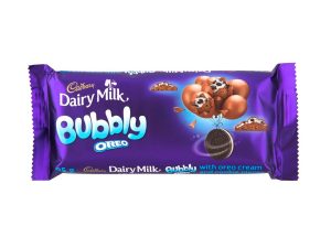 cadbury bubbly oreo chocolate 95g (12s)