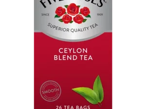 five roses black teabags (26s x 6-pack)