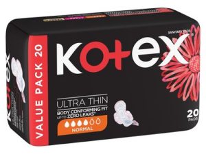 kotex ultra thin wings 20s