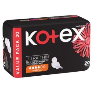 kotex ultra thin wings 20s