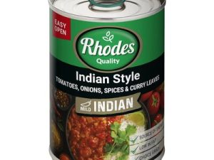Rhodes spiced & flavoured chopped peeled tomatoes 410g
