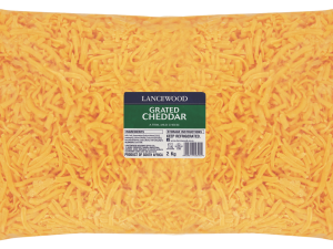 lancewood grated cheddar 2kg