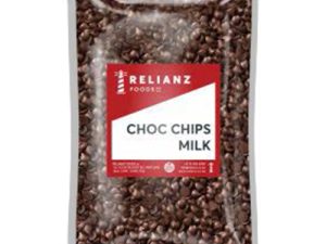 relianz choc chips milk 1kg