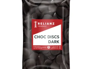 relianz dark choc discs 1kg