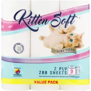 kitten-soft 2ply toilet rolls (48s)