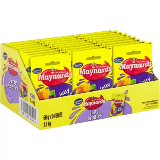 maynards gums 60g (24s) assorted
