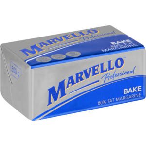 marvello bake yellow margarine 500g (30s)